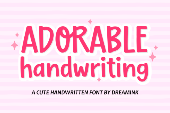 Adorable Handwriting: A Typeface That Feels Like a Warm Hug
