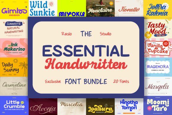 Essential Handwritten Bundle: Authenticity in Every Stroke