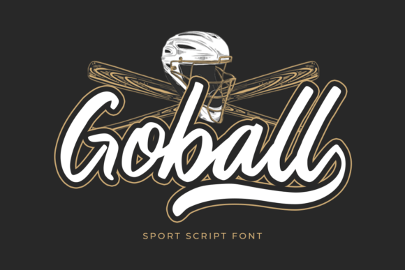 Goball: The Sport Script Font for Dynamic Designs
