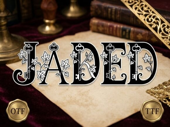 Jaded: Unveiling the Victorian Mystery in Typography