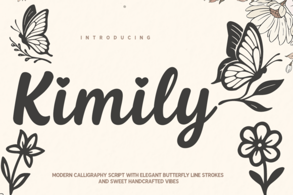 Kimily: A Modern Calligraphy Font with a Romantic Soul