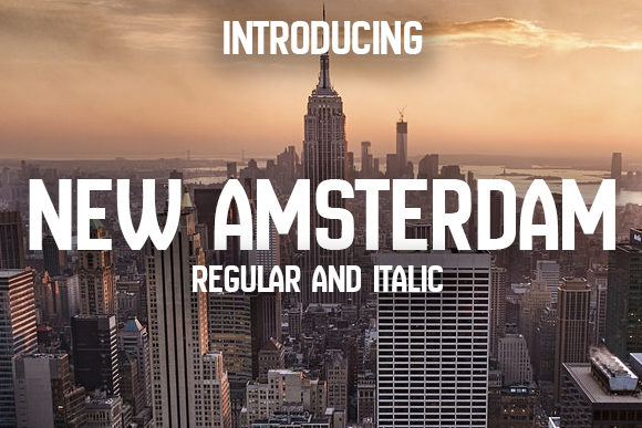 New Amsterdam: A Clean Serif for Striking Visuals