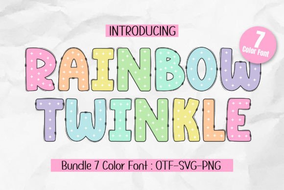 Rainbow Twinkle: Infusing Vibrant Energy into Your Designs