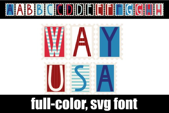 Send a Message with Classic Stamp Charm: The Way USA Typeface