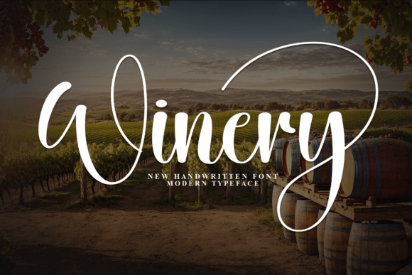 Winery: The Handwritten Font for Rustic Luxury