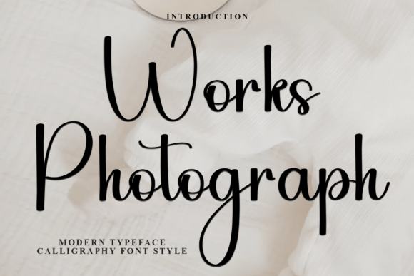 Works Photograph: A Creative Font for Modern Designers